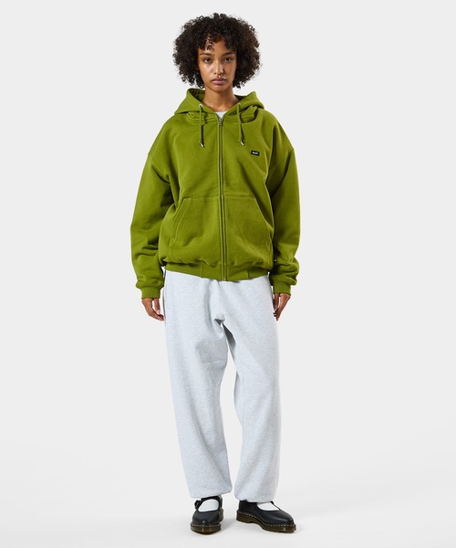 HUF(ハフ)の「huf eightynine FULL ZIP HOODIE(パーカー・メンズ・アッシュグレー/ブラック/オリーブ/ライトピンク・S/XL/L/M/XXL)」の21枚目の写真