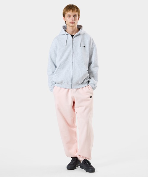 HUF(ハフ)の「huf eightynine FULL ZIP HOODIE(パーカー・メンズ・アッシュグレー/ブラック/オリーブ/ライトピンク・S/XL/L/M/XXL)」の12枚目の写真