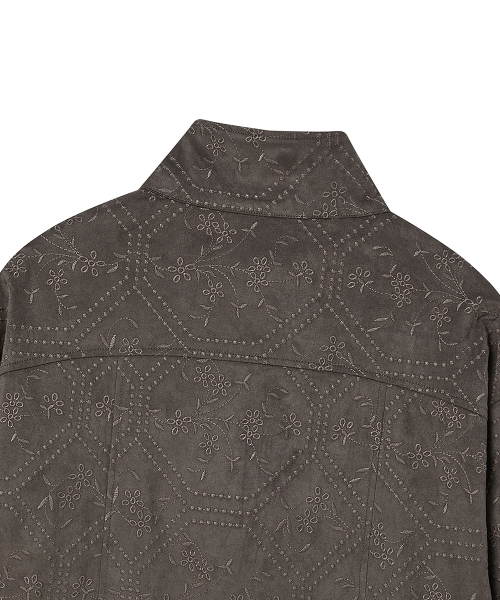 Beyond Closet（-）の「[COLLECTION LINE] ハンドクラフトスエード刺繍ブルゾン グレー（その他アウター・メンズ・その他・MEDIUM/LARGE）」の6枚目の写真