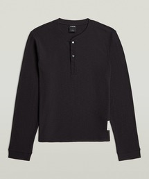 Archival Slim Rib Henley Long Sleeve/スリムリブヘンリーネックロングスリーブTシャツ