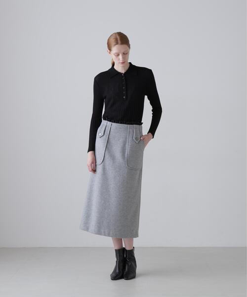 ADORE（アドーア）の「◆カシミヤシルクリブニット（ニット/セーター・レディース・ピンク/レッド/ブラック・38）」の19枚目の写真