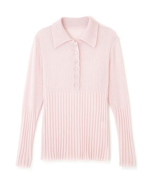 ADORE（アドーア）の「◆カシミヤシルクリブニット（ニット/セーター・レディース・ピンク/レッド/ブラック・38）」の14枚目の写真