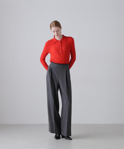 ADORE（アドーア）の「◆カシミヤシルクリブニット（ニット/セーター・レディース・ピンク/レッド/ブラック・38）」の12枚目の写真