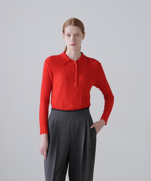 ADORE（アドーア）の「◆カシミヤシルクリブニット（ニット/セーター・レディース・ピンク/レッド/ブラック・38）」の11枚目の写真