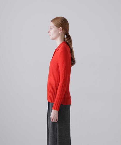ADORE（アドーア）の「◆カシミヤシルクリブニット（ニット/セーター・レディース・ピンク/レッド/ブラック・38）」の10枚目の写真