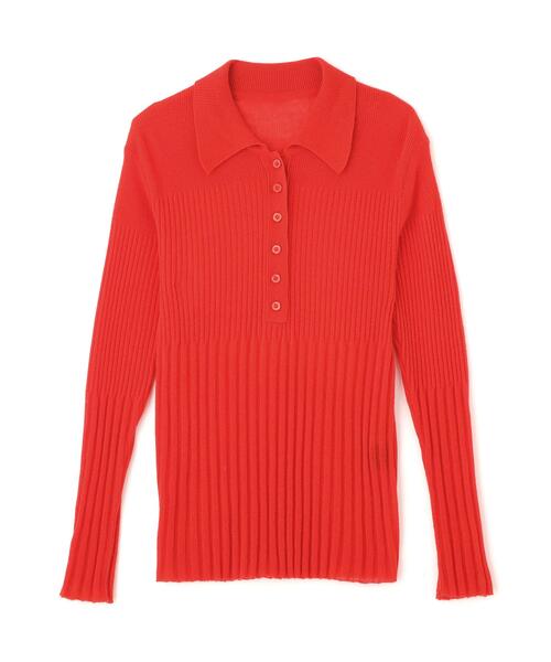ADORE（アドーア）の「◆カシミヤシルクリブニット（ニット/セーター・レディース・ピンク/レッド/ブラック・38）」の5枚目の写真