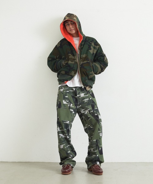 XLARGE(エクストララージ)の「ALLOVER PRINT PANTS(その他パンツ・メンズ・グレー/ネイビー/グリーン・30inch/36inch/34inch/32inch)」の9枚目の写真