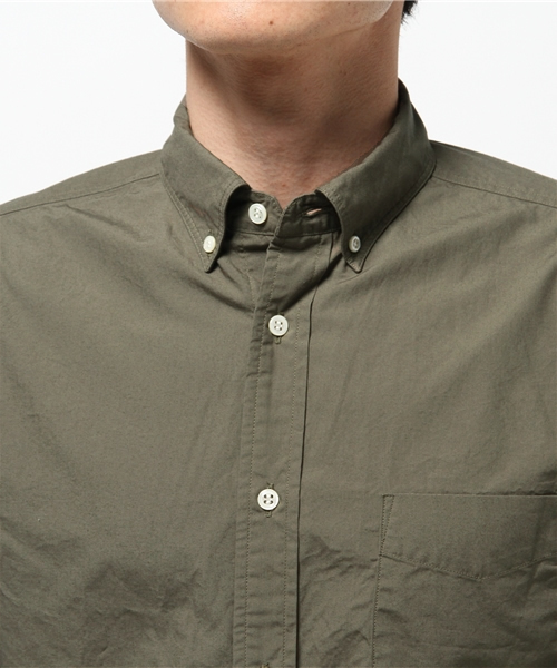 FREDY&GLOSTER（フレディアンドグロスター）の「タイプライターシャツ（シャツ/ブラウス・メンズ・カーキ・S/M/L）」の5枚目の写真