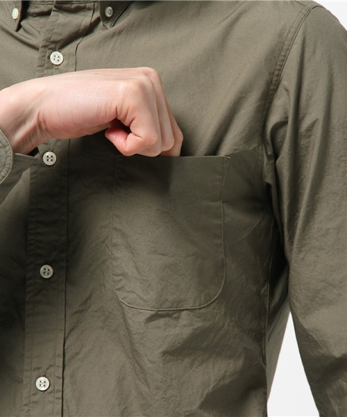 FREDY&GLOSTER（フレディアンドグロスター）の「タイプライターシャツ（シャツ/ブラウス・メンズ・カーキ・S/M/L）」の7枚目の写真