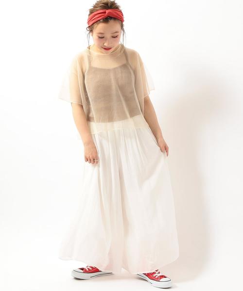 Another Edition（アナザーエディション）の「シースルーショートスリーブプルオーバー/AEMFC シースルー SSL PO◆（Tシャツ/カットソー・レディース・ブラック/ナチュラル/ライム・FREE）」の20枚目の写真