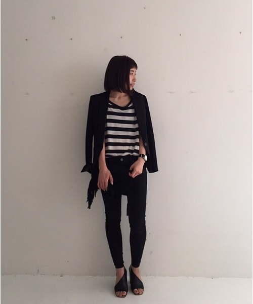 TODAYFUL（トゥデイフル）の「Mason's Denim（デニムパンツ・レディース・オフホワイト/ブラック・26inch/23inch/24inch/25inch）」の10枚目の写真