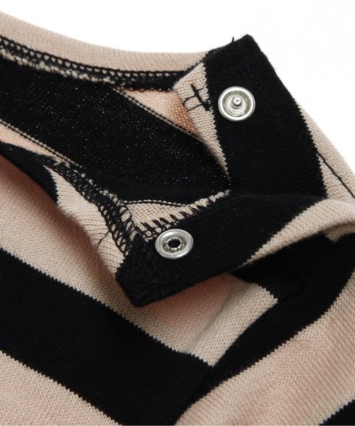 Seraph（セラフ）の「ボーダーＴシャツ（Tシャツ/カットソー・キッズ・レッド/イエロー/ブラック/ネイビー/グリーン・140/110/130/95/120/80/90/100）」の18枚目の写真