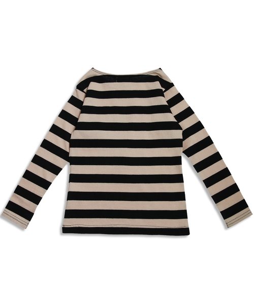 Seraph（セラフ）の「ボーダーＴシャツ（Tシャツ/カットソー・キッズ・レッド/イエロー/ブラック/ネイビー/グリーン・140/110/130/95/120/80/90/100）」の12枚目の写真