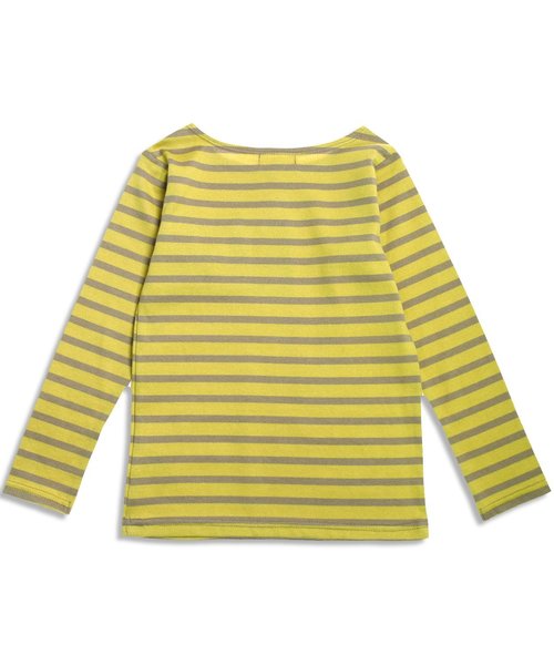 Seraph（セラフ）の「ボーダーＴシャツ（Tシャツ/カットソー・キッズ・レッド/イエロー/ブラック/ネイビー/グリーン・140/110/130/95/120/80/90/100）」の7枚目の写真