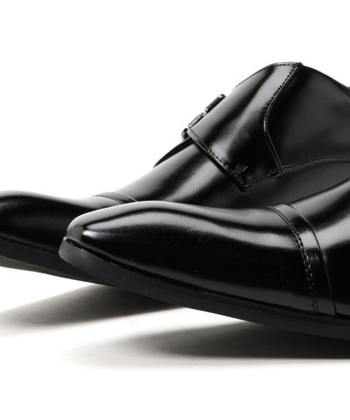 AAA（トリプルエー）の「AAA / ロングノーズ シングルモンクストラップ・ストレートチップ（2645）（ドレスシューズ・メンズ・ブラック/ダークブラウン/ブラウン・41/43/40/42/44/39/45/46）」の5枚目の写真