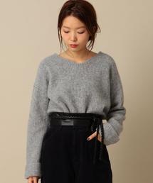 Another Edition | Ｖネックニットプルオーバー/ AEBFC W/N V/N PO◆(ニット/セーター)