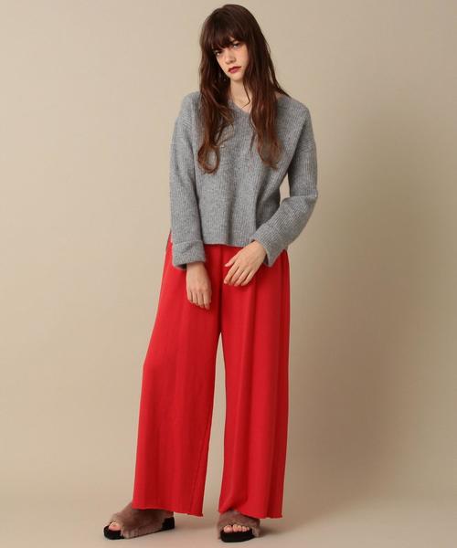 Another Edition（アナザーエディション）の「Ｖネックニットプルオーバー/ AEBFC W/N V/N PO◆（ニット/セーター・レディース・ホワイト/グレー/ロイヤルブルー/マスタード/ピンク・フリー）」の16枚目の写真