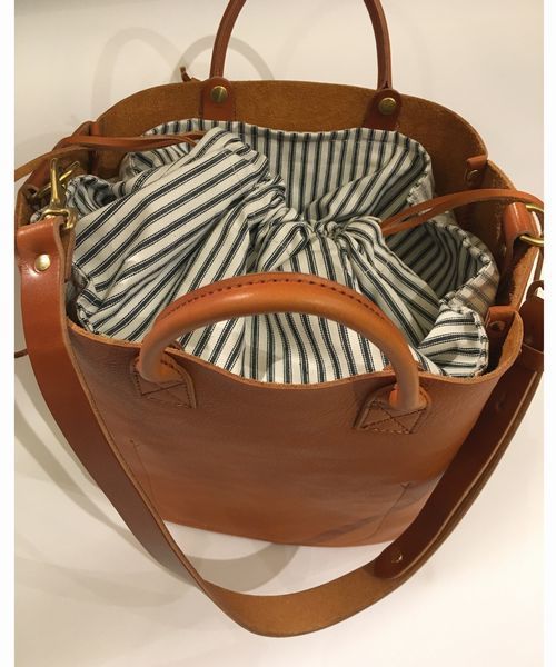 SLOW（スロウ）の「SLOW(スロウ)  別注 2way トートバッグ（トートバッグ・メンズ・キャメル/ブラウン/ブラック・FREE）」の13枚目の写真