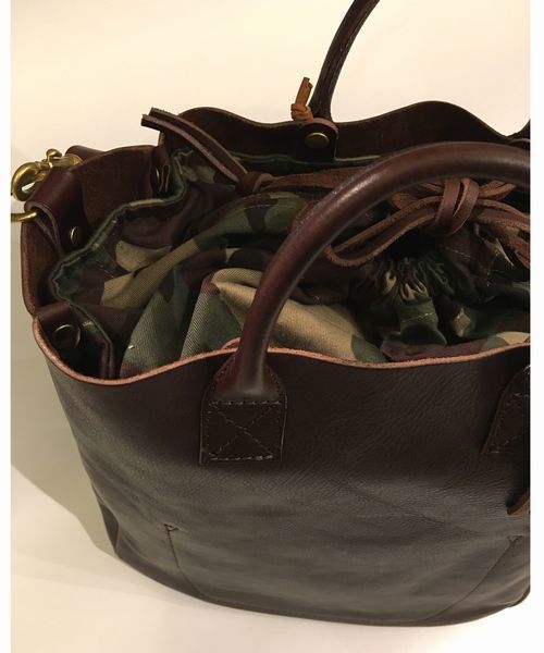 SLOW（スロウ）の「SLOW(スロウ)  別注 2way トートバッグ（トートバッグ・メンズ・キャメル/ブラウン/ブラック・FREE）」の14枚目の写真