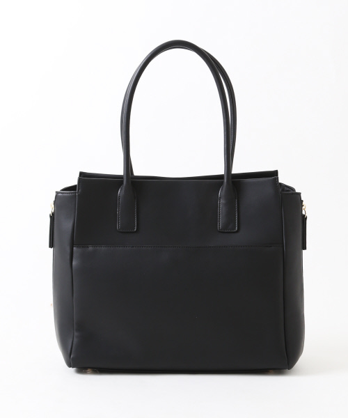 interstaple(インターステイプル)の「サイドファスナーA4トート(トートバッグ・レディース・ブラック/グレー・FREE)」の6枚目の写真