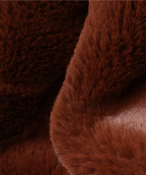 WEGO（ウィゴー）の「WEGO/ファーショッパートートバッグ（トートバッグ・レディース・ブラック/ピンク/ブラウン/グレー・FREE）」の8枚目の写真