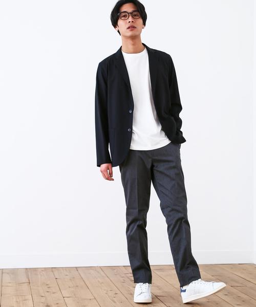 green label relaxing(グリーンレーベルリラクシング)の「KC ウォッシャブル/TRO ジャーディガン / ジャケット <機能性> ◆(テーラードジャケット・メンズ・ブラック/グレー/ネイビー/オリーブ・LARGE/X-SMALL/MEDIUM/X-LARGE/SMALL)」の16枚目の写真