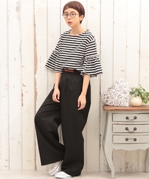 cepo | フリルスリーブプルオーバー(Tシャツ/カットソー)