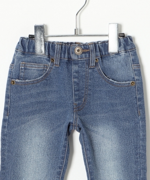 GLOBAL WORK（グローバルワーク）の「【キッズ】スソカットオフスリムパンツ/765055 （デニムパンツ・キッズ・ブルー/ブラック/ネイビー・MEDIUM/SMALL/XX-LARGE/X-LARGE/LARGE）」の16枚目の写真