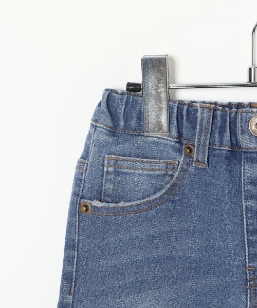 GLOBAL WORK（グローバルワーク）の「【キッズ】スソカットオフスリムパンツ/765055 （デニムパンツ・キッズ・ブルー/ブラック/ネイビー・MEDIUM/SMALL/XX-LARGE/X-LARGE/LARGE）」の7枚目の写真