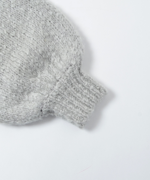 SHIPS BLUESTORE（シップスブルーストア）の「SHIPS BLUESTORE:モコモコニット◇（ニット/セーター・レディース・ホワイト/ライトグレー/ブラウン/ピンク・ONE SIZE）」の9枚目の写真