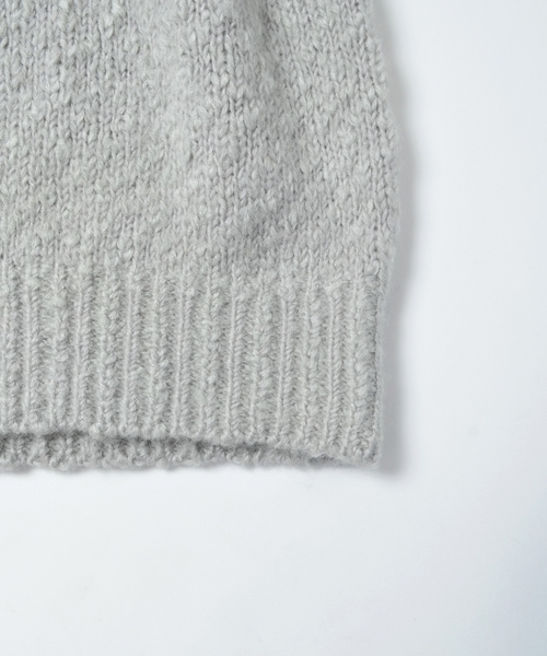 SHIPS BLUESTORE（シップスブルーストア）の「SHIPS BLUESTORE:モコモコニット◇（ニット/セーター・レディース・ホワイト/ライトグレー/ブラウン/ピンク・ONE SIZE）」の8枚目の写真