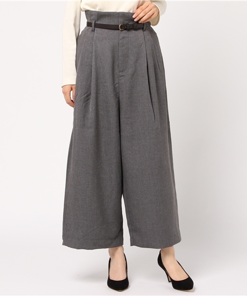 earth music&ecology（アースミュージックアンドエコロジー）の「ウエストラッピングパンツ（その他パンツ・レディース・ブラック/グレー/キャメル・FREE）」の15枚目の写真