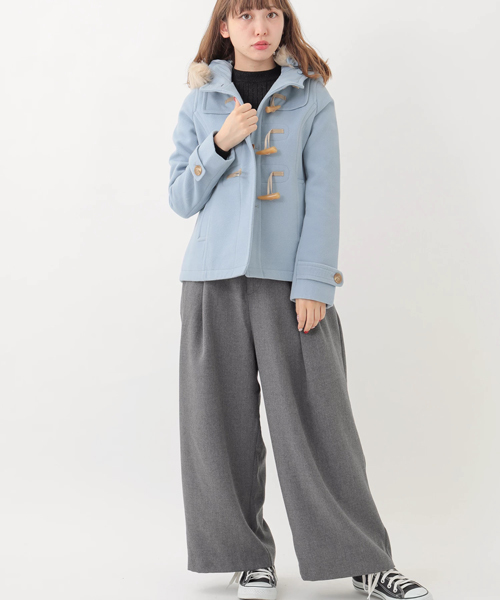 earth music&ecology（アースミュージックアンドエコロジー）の「ウエストラッピングパンツ（その他パンツ・レディース・ブラック/グレー/キャメル・FREE）」の16枚目の写真