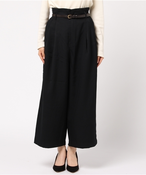 earth music&ecology（アースミュージックアンドエコロジー）の「ウエストラッピングパンツ（その他パンツ・レディース・ブラック/グレー/キャメル・FREE）」の10枚目の写真