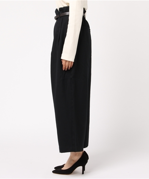 earth music&ecology（アースミュージックアンドエコロジー）の「ウエストラッピングパンツ（その他パンツ・レディース・ブラック/グレー/キャメル・FREE）」の8枚目の写真