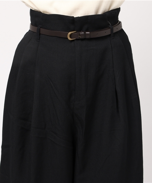 earth music&ecology（アースミュージックアンドエコロジー）の「ウエストラッピングパンツ（その他パンツ・レディース・ブラック/グレー/キャメル・FREE）」の9枚目の写真