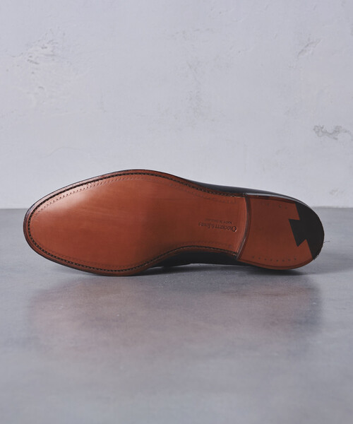 CROCKETT&JONES（クロケットアンドジョーンズ）の「＜CROCKETT&JONES(クロケット&ジョーンズ)＞ CAVENDISH 3（ローファー・メンズ・ダークブラウン/ブラック・8/6/5h/6h/7h/7/8h/9）」の9枚目の写真