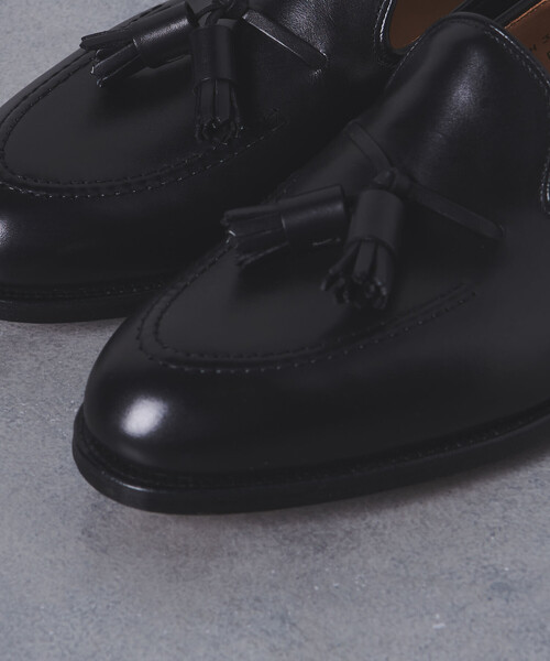 CROCKETT&JONES（クロケットアンドジョーンズ）の「＜CROCKETT&JONES(クロケット&ジョーンズ)＞ CAVENDISH 3（ローファー・メンズ・ダークブラウン/ブラック・8/6/5h/6h/7h/7/8h/9）」の4枚目の写真