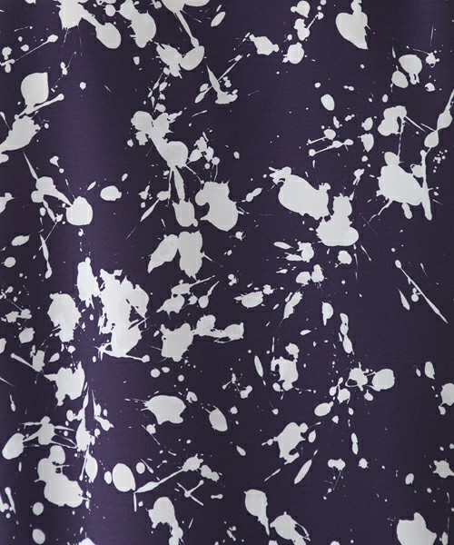 STUDIOUS（ステュディオス）の「【STUDIOUS】スプラッシュオープンカラーシャツ（シャツ/ブラウス・メンズ・ブラック/パープル・1/2/3）」の9枚目の写真