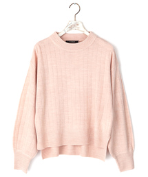 w closet | カシミヤタッチワイドリブハイネックプルオーバー(ニット/セーター)