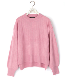 w closet | カシミヤタッチワイドリブハイネックプルオーバー(ニット/セーター)