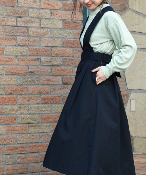 w closet（ダブルクローゼット）の「カシミヤタッチワイドリブハイネックプルオーバー（ニット/セーター・レディース・ホワイト/ブラック/グレー/ピンク/ミント/ピンクベージュ・FREE）」の12枚目の写真