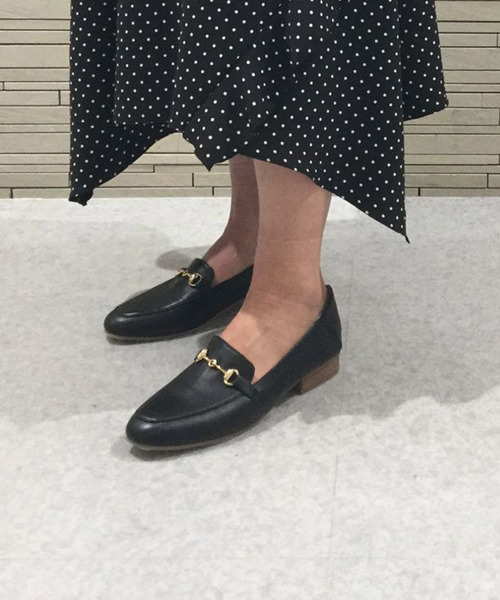 RIVE DROITE（リヴドロワ）の「【MIO NOTIS(ミオ ノティス)】ローファーバブーシュ（ローファー・レディース・ブラック/ベージュ・38/36/37）」の2枚目の写真