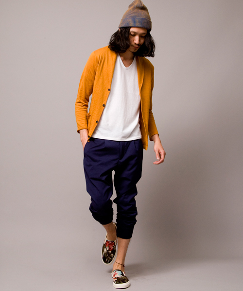 BEAUTY&YOUTH UNITED ARROWS（ビューティーアンドユースユナイテッドアローズ）の「by ∴ ショールカーディガン 9SL ◆（カーディガン/ボレロ・メンズ・グレー/ネイビー/コバルトブルー/マスタード・SMALL/MEDIUM/LARGE/X-LARGE）」の8枚目の写真