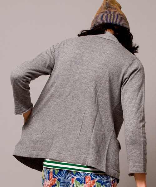 BEAUTY&YOUTH UNITED ARROWS（ビューティーアンドユースユナイテッドアローズ）の「by ∴ ショールカーディガン 9SL ◆（カーディガン/ボレロ・メンズ・グレー/ネイビー/コバルトブルー/マスタード・SMALL/MEDIUM/LARGE/X-LARGE）」の10枚目の写真