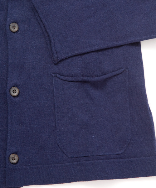 BEAUTY&YOUTH UNITED ARROWS（ビューティーアンドユースユナイテッドアローズ）の「by ∴ ショールカーディガン 9SL ◆（カーディガン/ボレロ・メンズ・グレー/ネイビー/コバルトブルー/マスタード・SMALL/MEDIUM/LARGE/X-LARGE）」の12枚目の写真