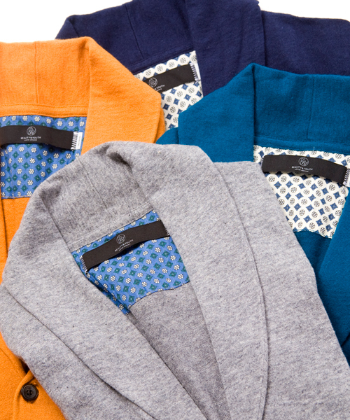 BEAUTY&YOUTH UNITED ARROWS（ビューティーアンドユースユナイテッドアローズ）の「by ∴ ショールカーディガン 9SL ◆（カーディガン/ボレロ・メンズ・グレー/ネイビー/コバルトブルー/マスタード・SMALL/MEDIUM/LARGE/X-LARGE）」の13枚目の写真