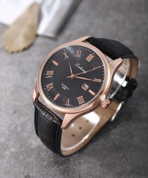 おしゃれスタ | 【INTER SECTION】PUレザーベルト　ウオッチ(アナログ腕時計)