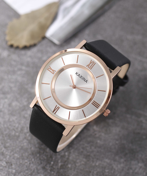 おしゃれスタ（オシャレスタ）の「【INTER SECTION】PUレザーベルト　ウオッチ（アナログ腕時計・メンズ・ホワイト/ブラック/ネイビー/ブラウン/ブラック系その他/ブラウン系その他/ブルー系その他/A/B/C/D/E/F/G/H/I/J/K/L/M/N/O/P/Q/R/S/T/ブラック系その他2/ブラック系その他3/ブラック系その他4/ブラック系その他5/ブラック系その他6/ブルー系その他2/その他1/その他2/ブラウン系その他4/ブラウン系その他5/ブラウン系その他6/ブラウン系その他7/ブラック系その他7/ブラウン系その他2/ブラウン系その他3/その他17/その他18/その他19/その他20/その他16/その他12/その他13/その他14/その他6/その他7/その他8/その他9/その他10/その他11/その他3/その他4/その他5/イエロー系その他2/V/X/Y/Z/キャメル/イエロー系その他/U/その他26/その他27/その他28/イエロー系その他4/その他21/その他22/その他24/イエロー系その他6/イエロー系その他7/その他23/その他25/イエロー系その他5/イエロー系その他3/その他15/ホワイト系その他/その他34/その他32/その他33/その他30/その他29/ブルー系その他4/その他31/ブルー系その他3/W・FREE）」の9枚目の写真