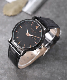 おしゃれスタ | 【INTER SECTION】PUレザーベルト　ウオッチ(アナログ腕時計)